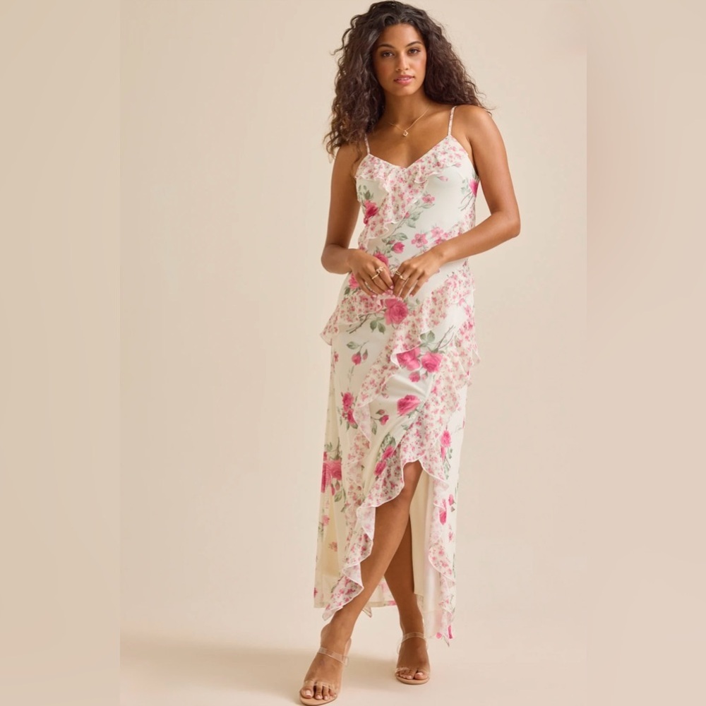 NWT Altar’d State Chrissy Floral Maxi Dress